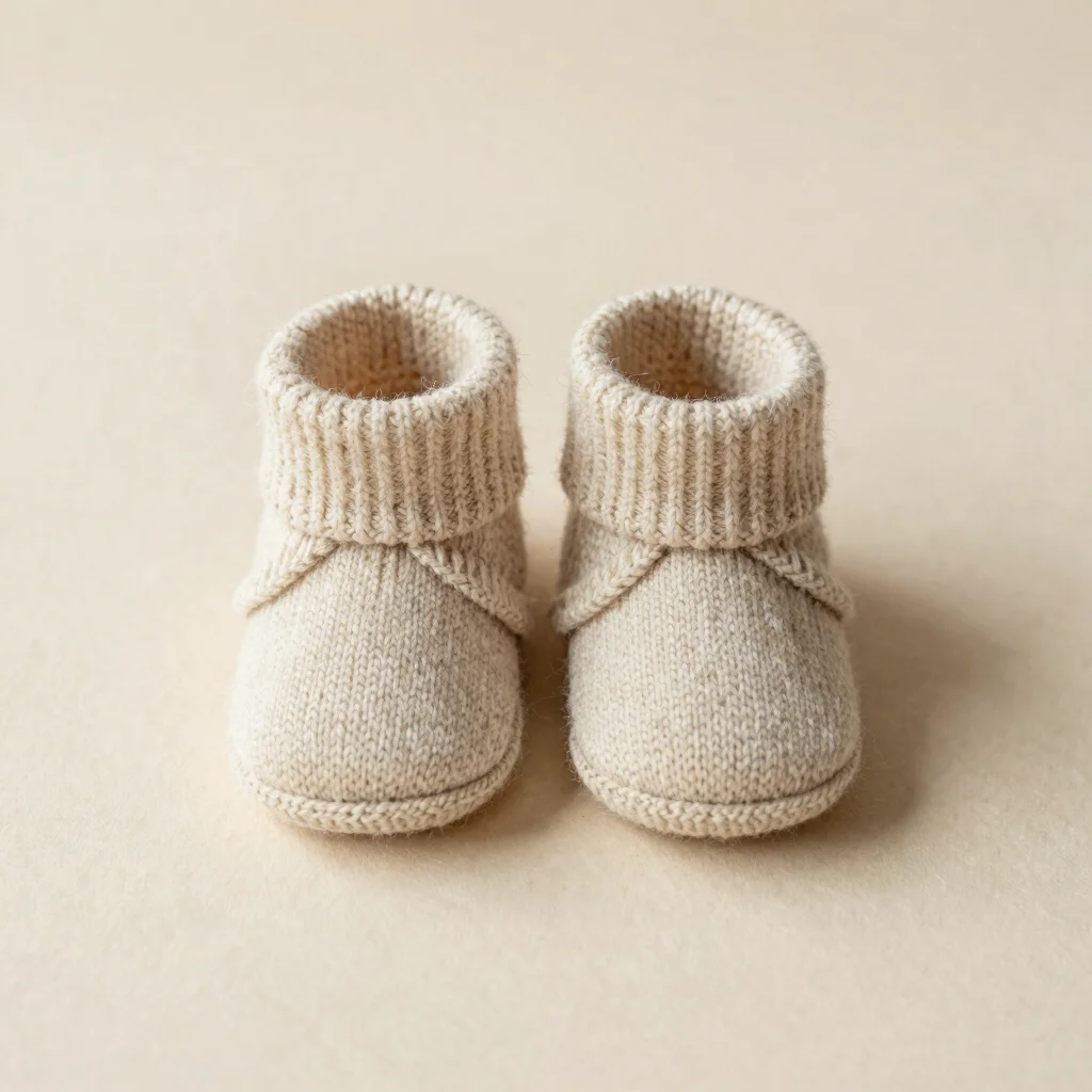 Merino Wool Baby Booties